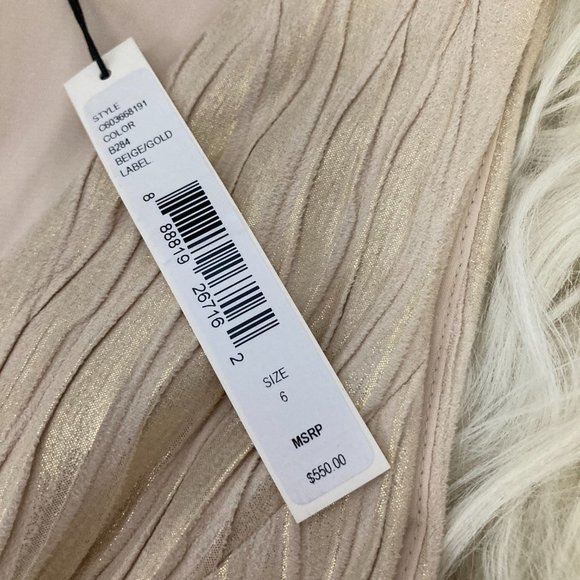 ALICE + OLIVIA V-Neck Midi Length Dress - Picture 7 of 12